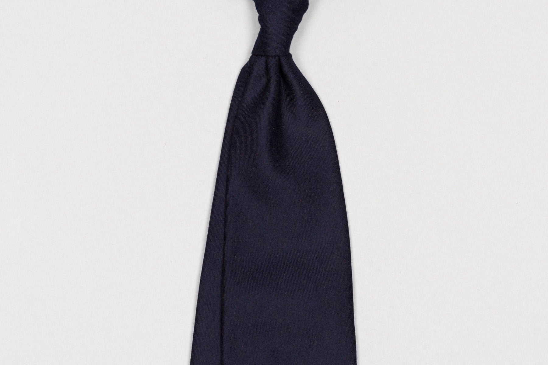 Breuer Silk Tie Navy Blue with Gold Pattern Breuer Paris Men\'s Cashmere-Silk Navy Pinstripe Tie 4x62 – Made in France main image 1