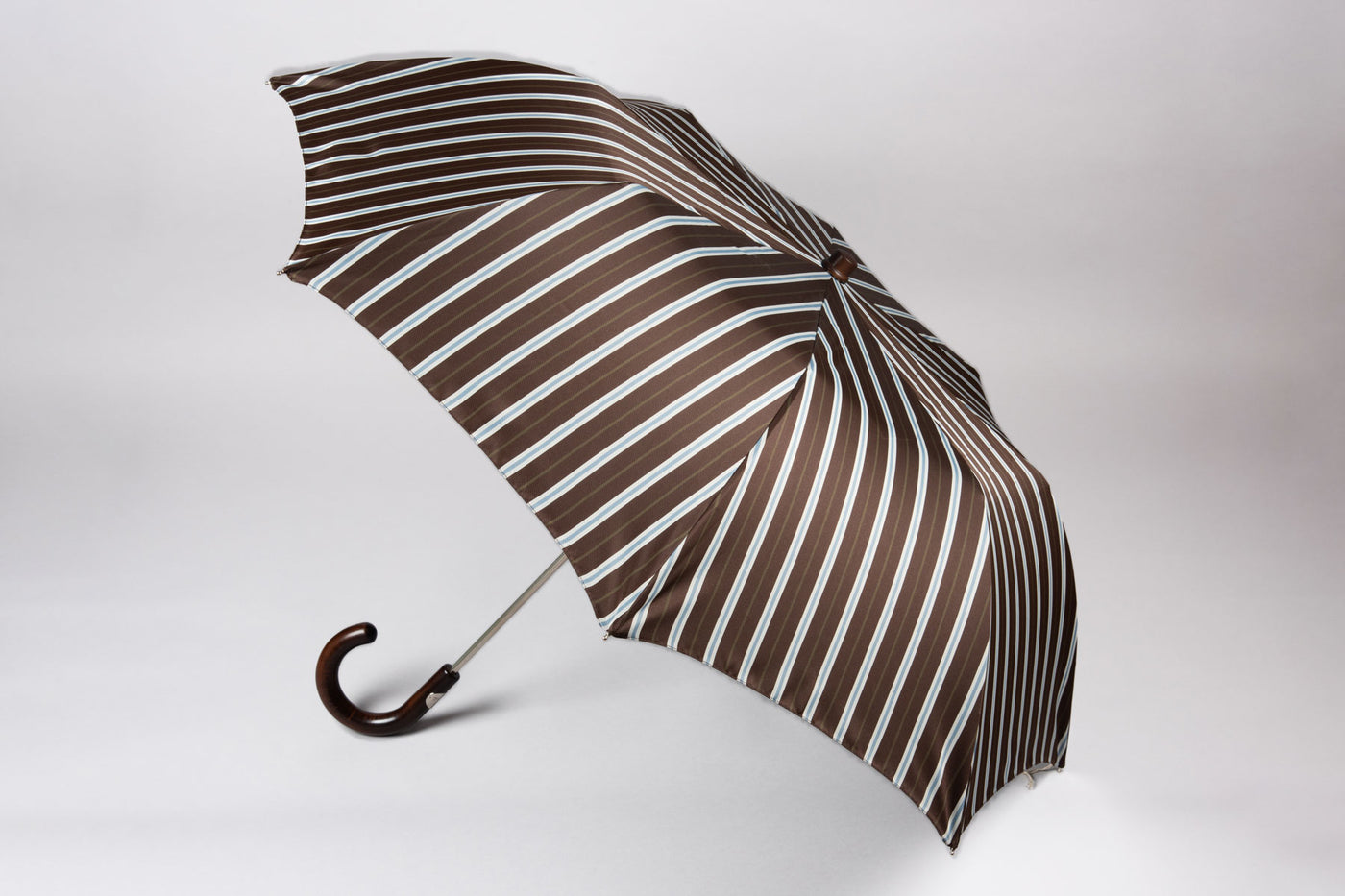 Francesco Maglia Umbrella - Compact Espresso Stripe