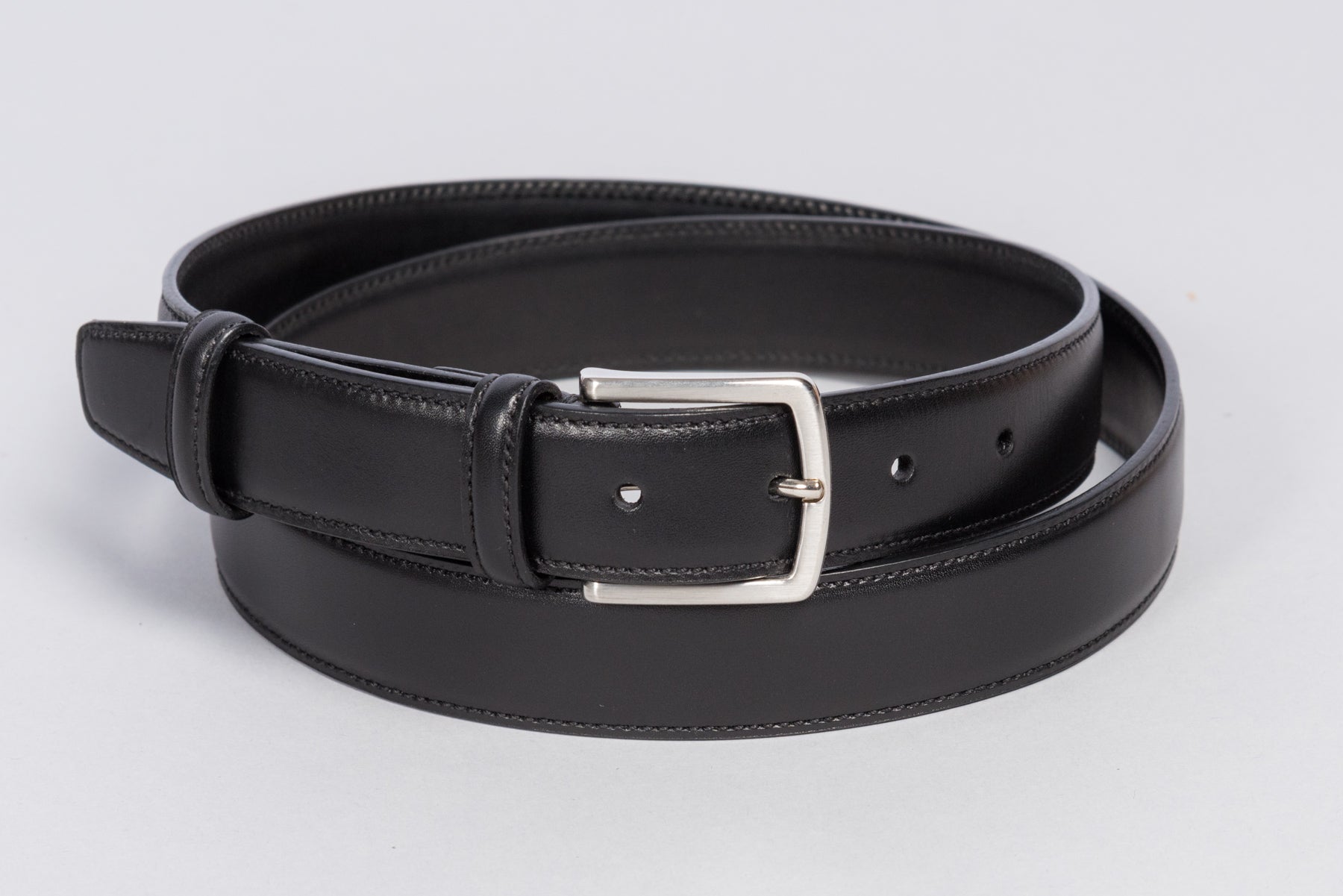 Black Genuine Calf Leather Belt NWT Our Legacy - Belt 2 cm Black main image 3