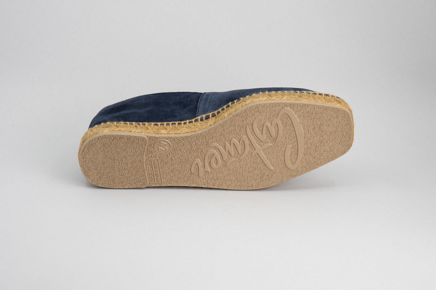 Navy Suede Espadrilles