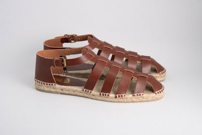 Castañer Samos Ancient Greek Sandals Brown