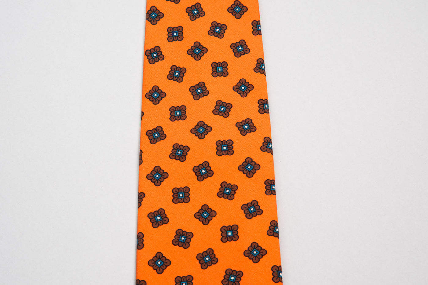 EG Cappelli Tie - Arancia Madder