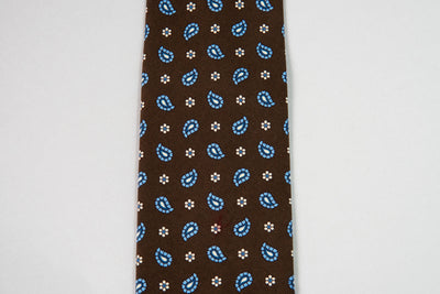 EG Cappelli Tie - Gocce Di Pioggia Madder