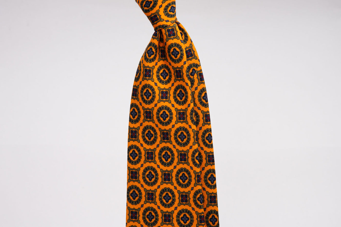 EG Cappelli Tie - Wool Challis Cortile