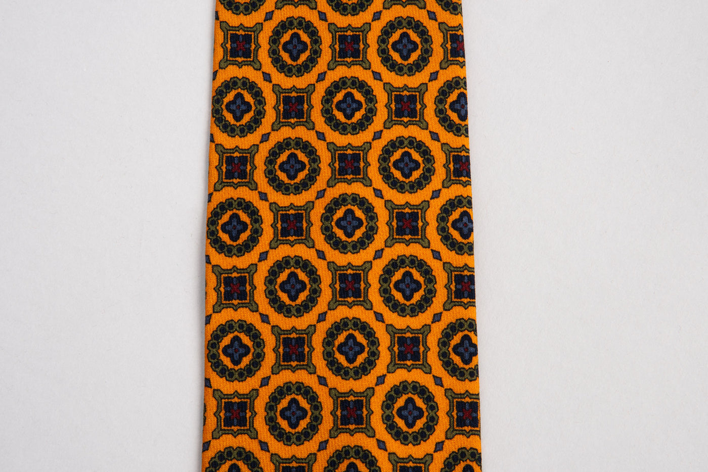 EG Cappelli Tie - Wool Challis Cortile