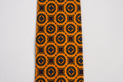 EG Cappelli Tie - Wool Challis Cortile