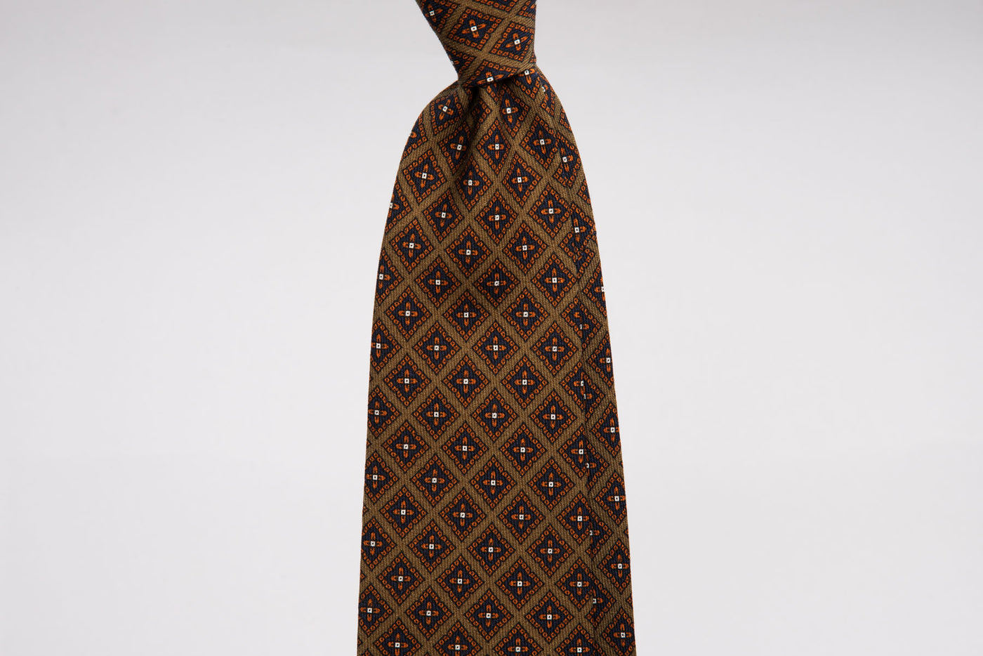 EG Cappelli Tie - Wool Challis Elica