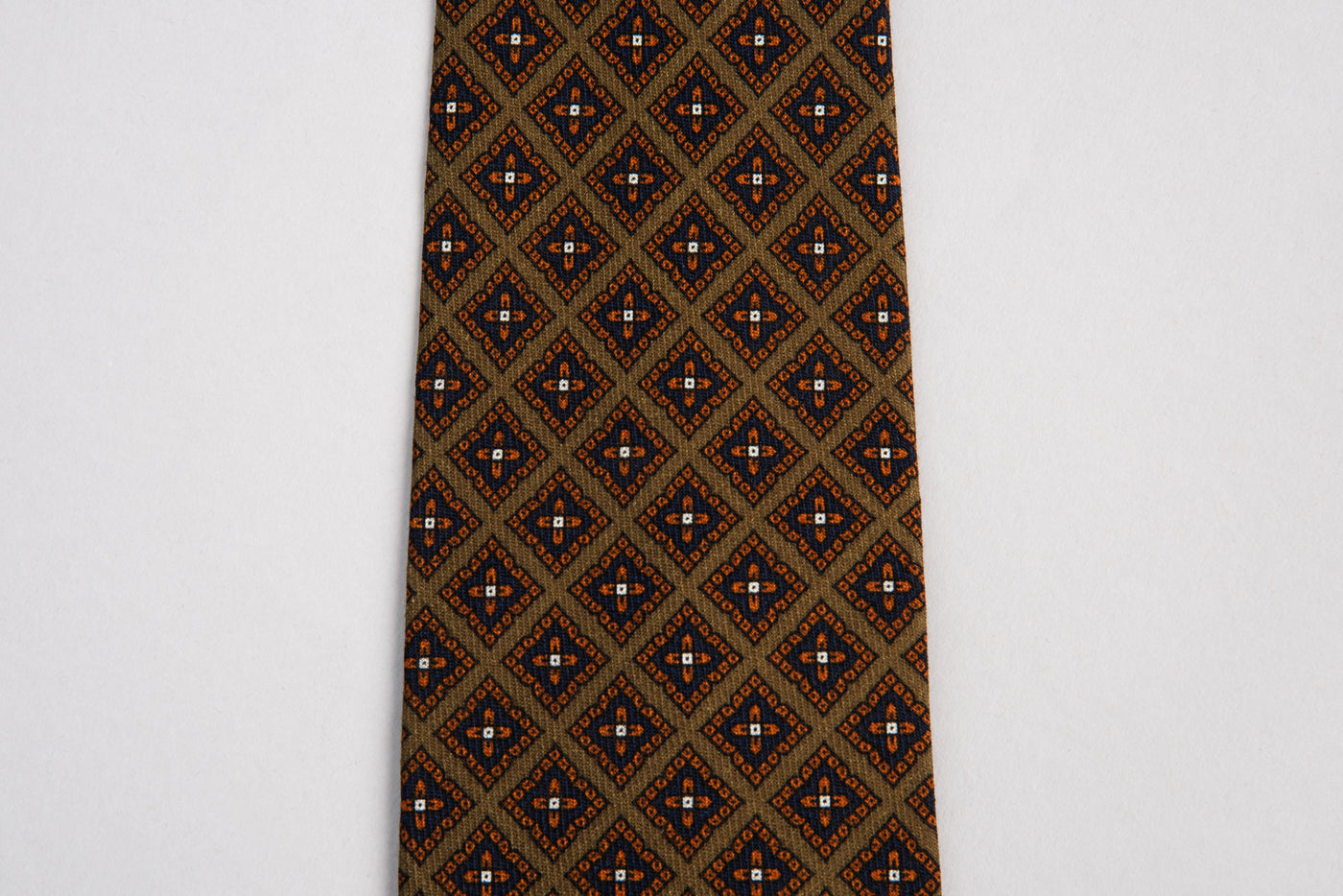 EG Cappelli Tie - Wool Challis Elica