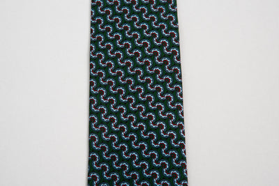 EG Cappelli Tie - Wool Challis Forest