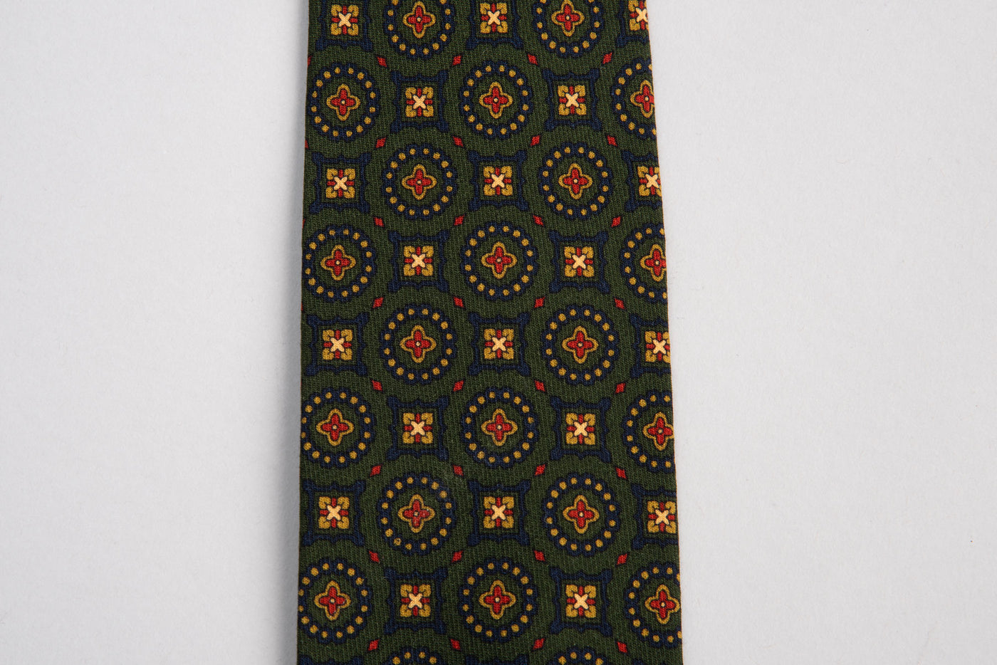 EG Cappelli Tie - Wool Challis Girare