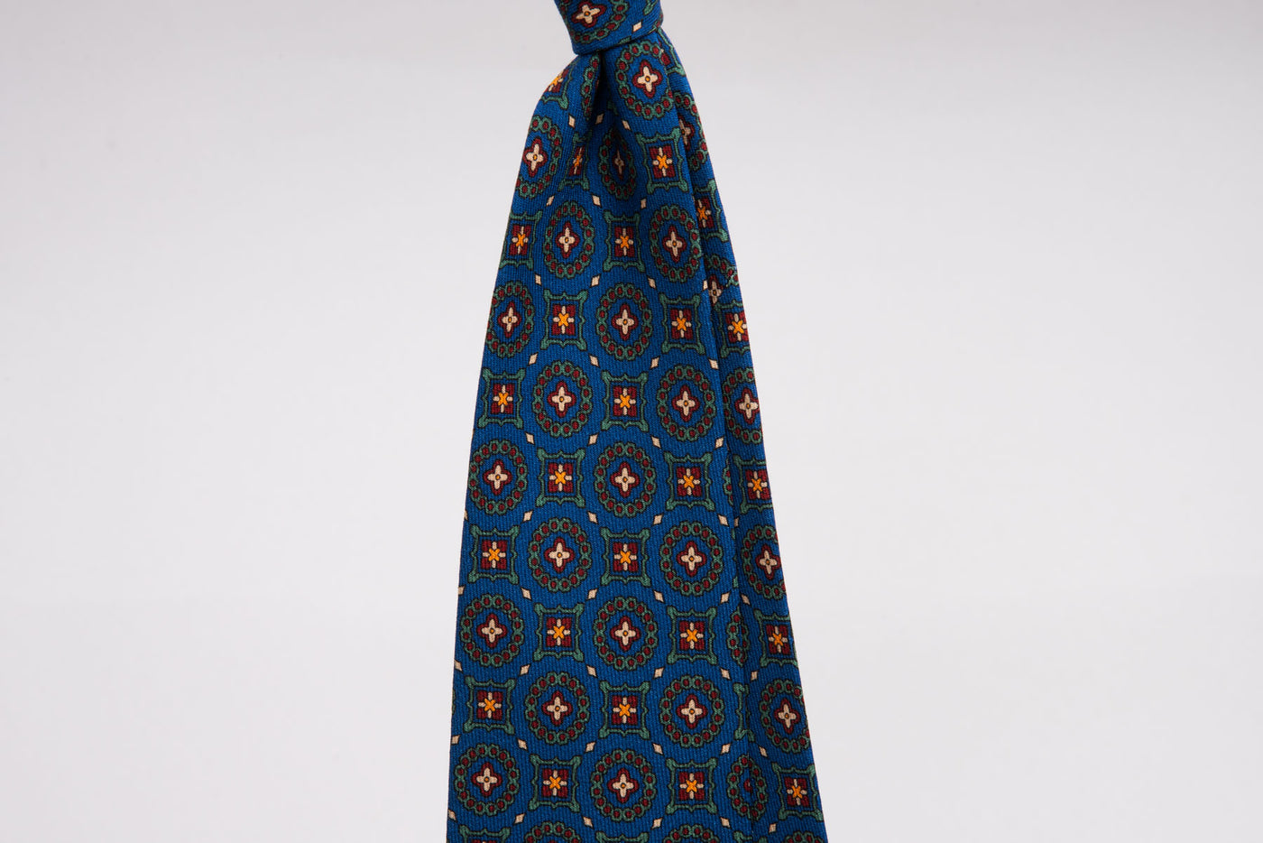 EG Cappelli Tie - Wool Challis Patrimonio