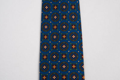 EG Cappelli Tie - Wool Challis Patrimonio