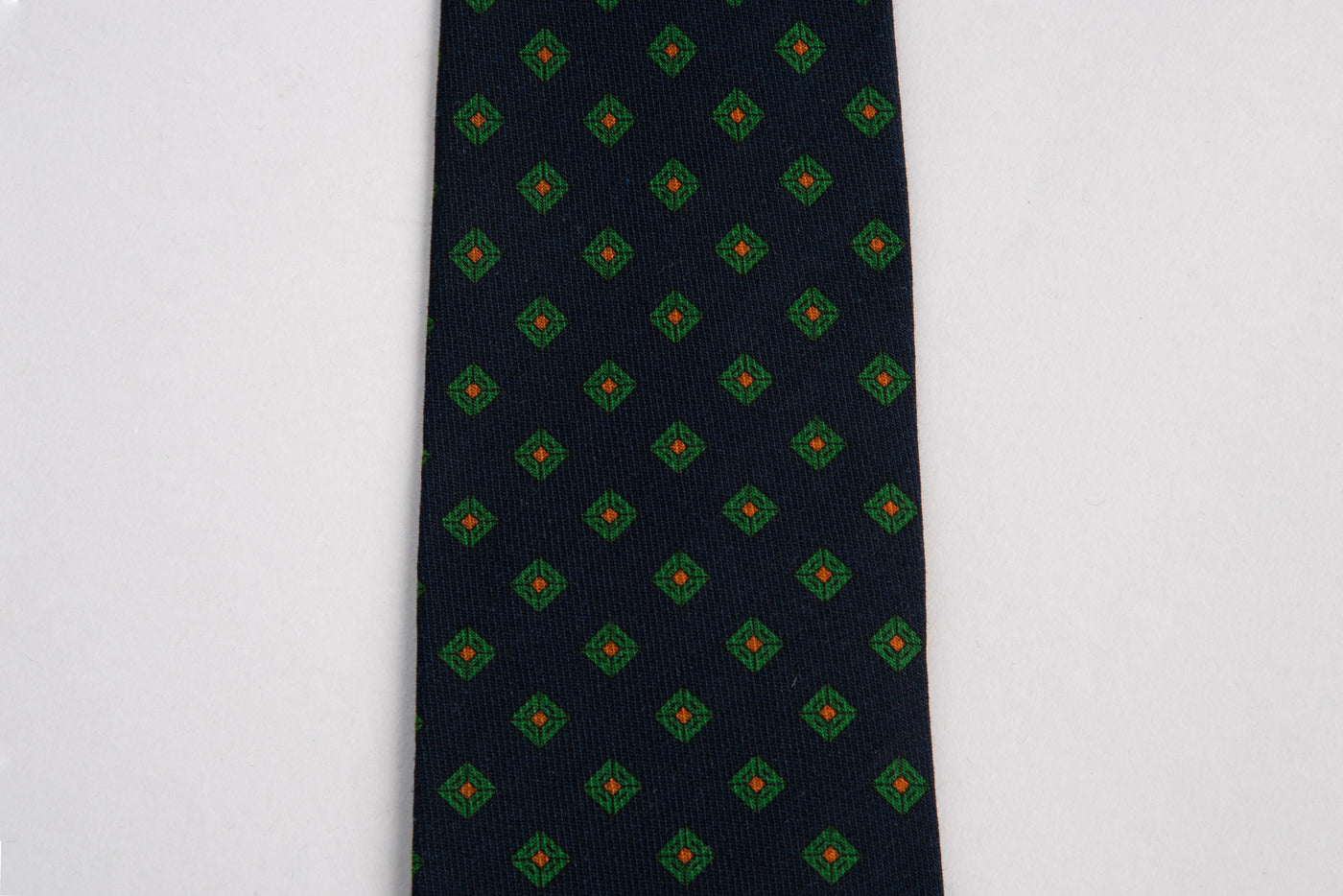 EG Cappelli Tie - Wool Challis Smeraldo