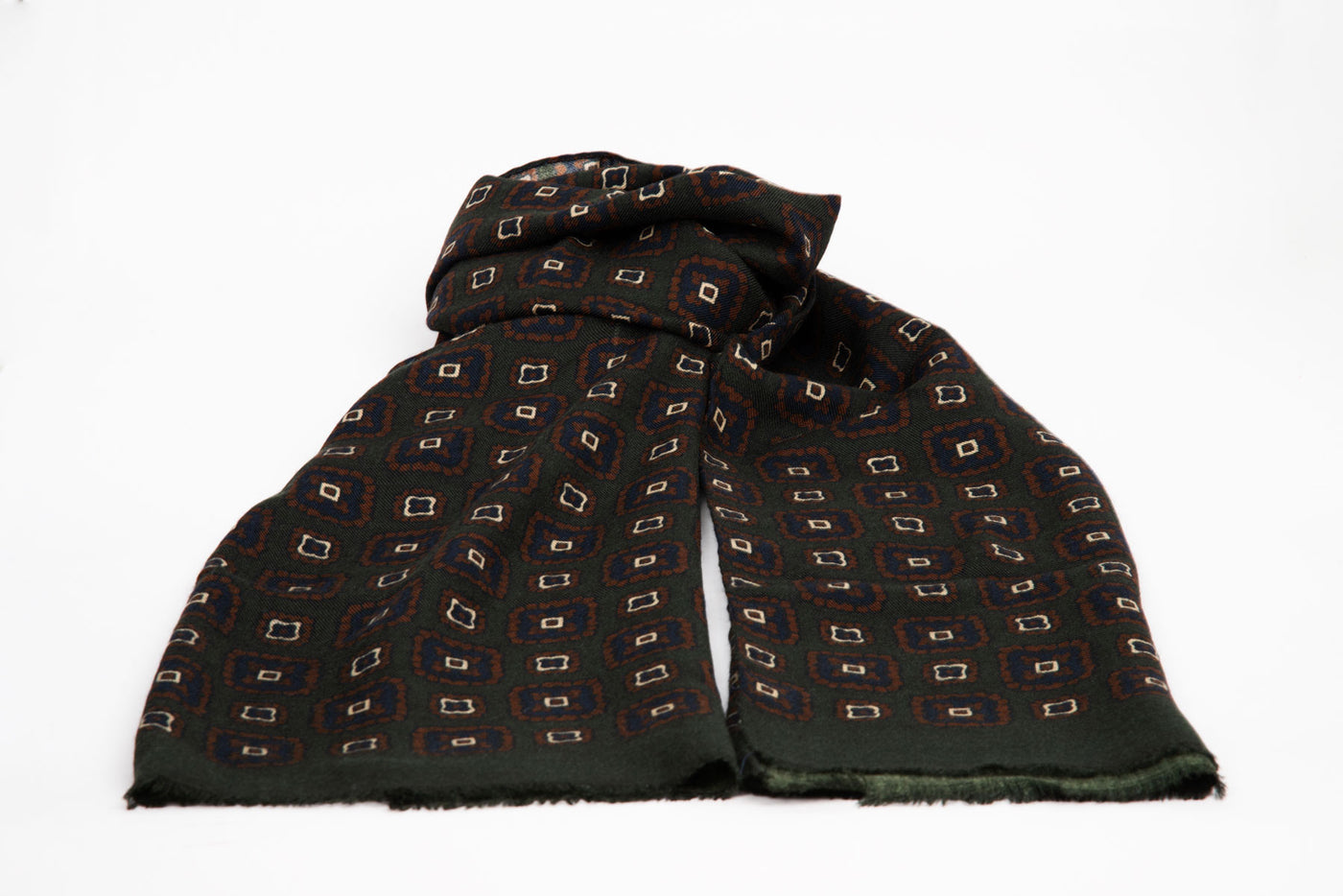 EG Cappelli Wool / Yak Scarf - Forest
