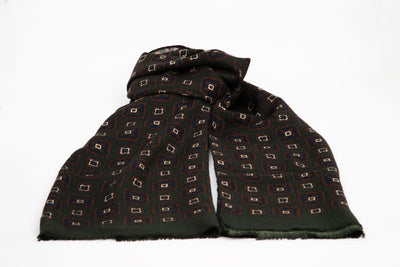 EG Cappelli Wool / Yak Scarf - Forest