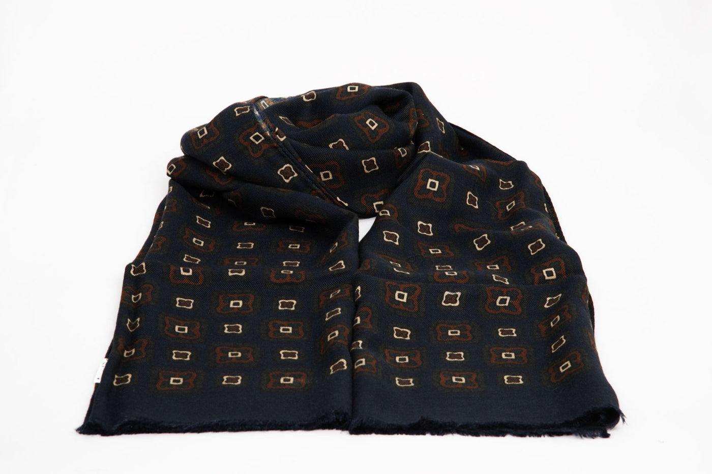 EG Cappelli Wool / Yak Scarf - Navy
