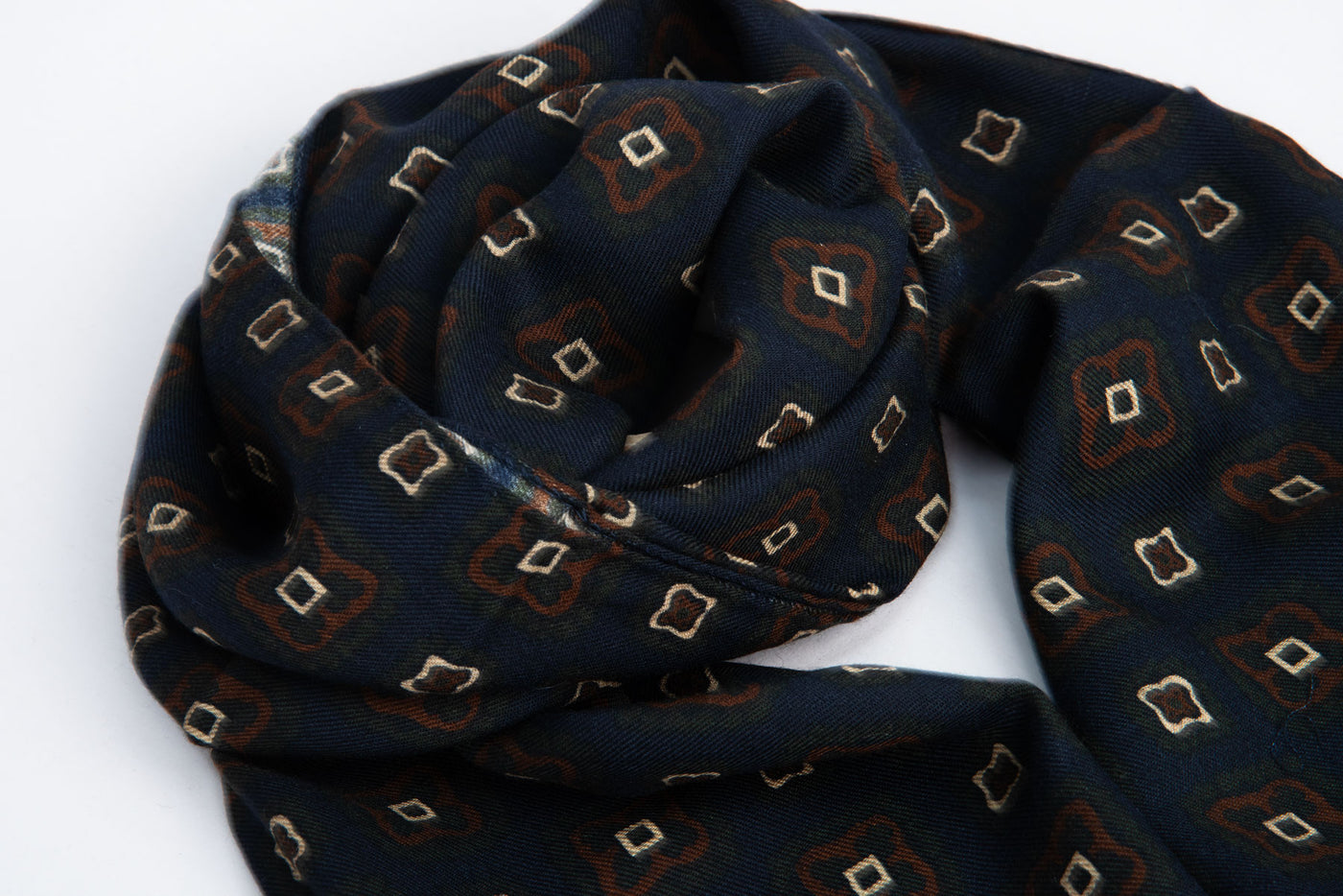 EG Cappelli Wool / Yak Scarf - Navy