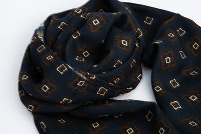 EG Cappelli Wool / Yak Scarf - Navy