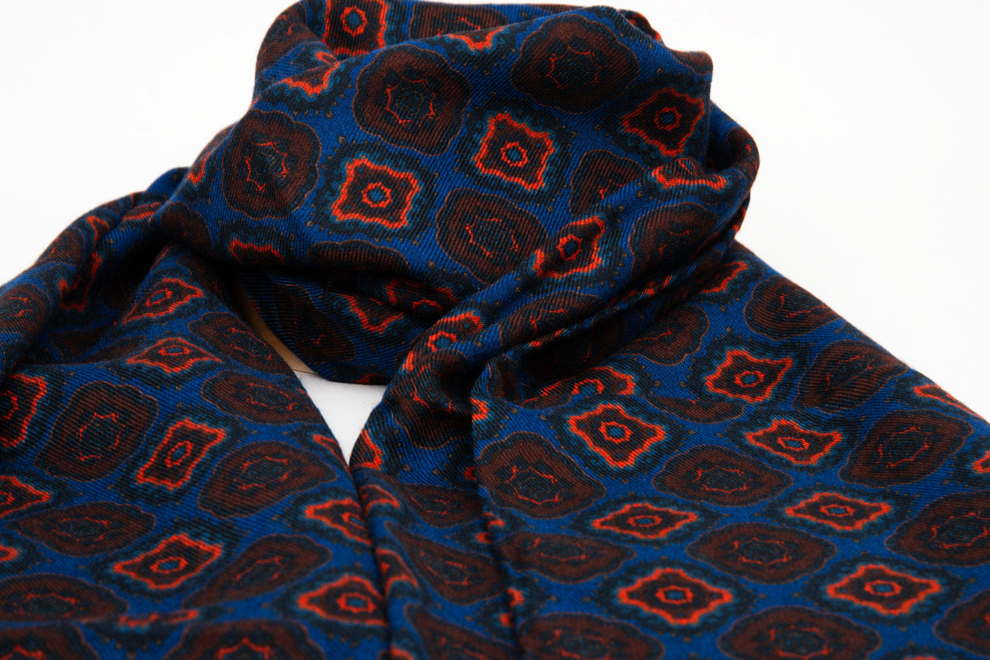 EG Cappelli Wool / Yak Scarf - Sapphire