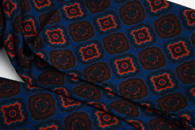 EG Cappelli Wool / Yak Scarf - Sapphire