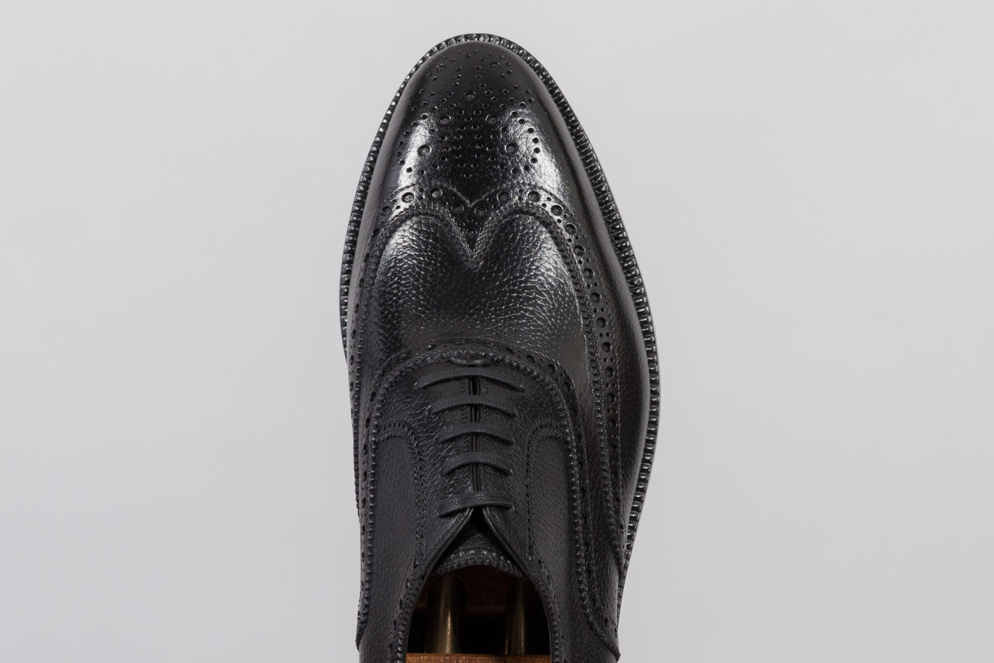 GMTO - Enzo Bonafé Wingtip Black Grain - 50% deposit