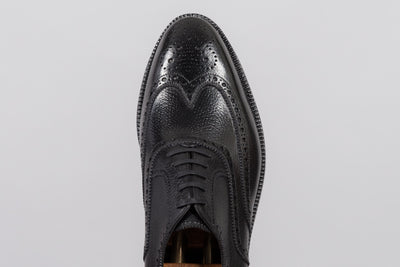 GMTO - Enzo Bonafé Wingtip Black Grain - 50% deposit