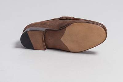 GMTO - Enzo Bonafé Horsebit Loafer Brown Suede - 50% deposit