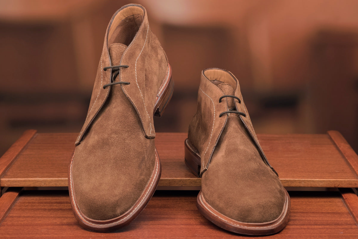 GMTO - Enzo Bonafé Unlined Chukka Snuff Suede - 50% deposit