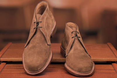 GMTO - Enzo Bonafé Unlined Chukka Snuff Suede - 50% deposit