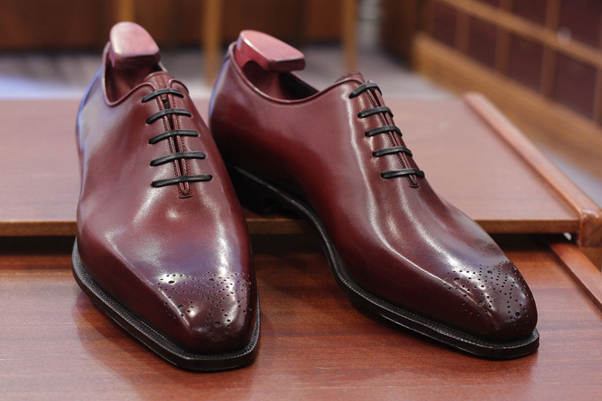GMTO - Enzo Bonafé Wholecut Burgundy Calf - 50% deposit