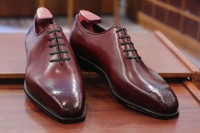 GMTO - Enzo Bonafé Wholecut Burgundy Calf - 50% deposit