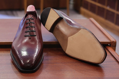 GMTO - Enzo Bonafé Wholecut Burgundy Calf - 50% deposit