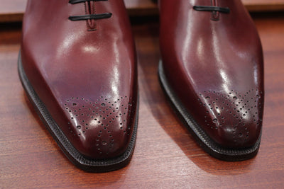 GMTO - Enzo Bonafé Wholecut Burgundy Calf - 50% deposit