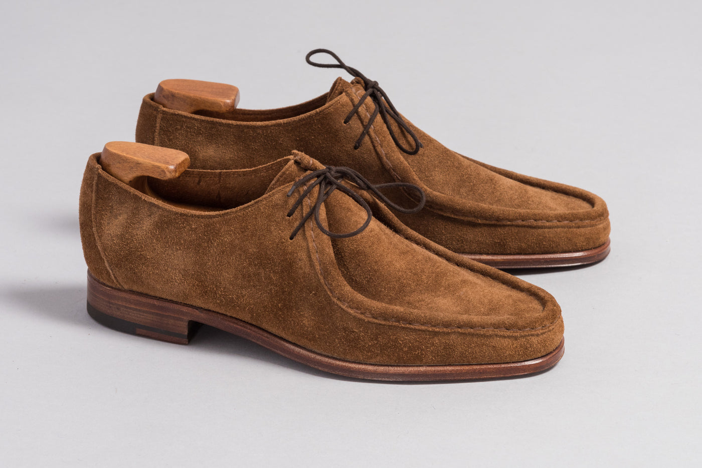 GMTO - Enzo Bonafé Unlined Moccasin Snuff Kudu Suede - 50% deposit