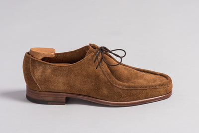 GMTO - Enzo Bonafé Unlined Moccasin Snuff Kudu Suede - 50% deposit