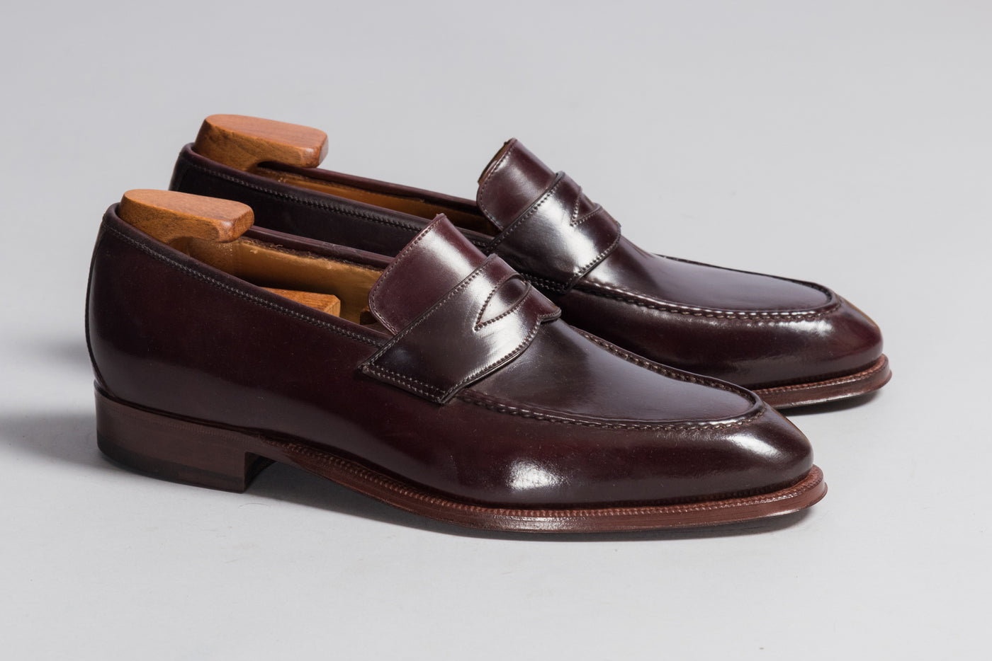 GMTO - Enzo Bonafé Penny Loafer col. 8 Cordovan - 50% deposit
