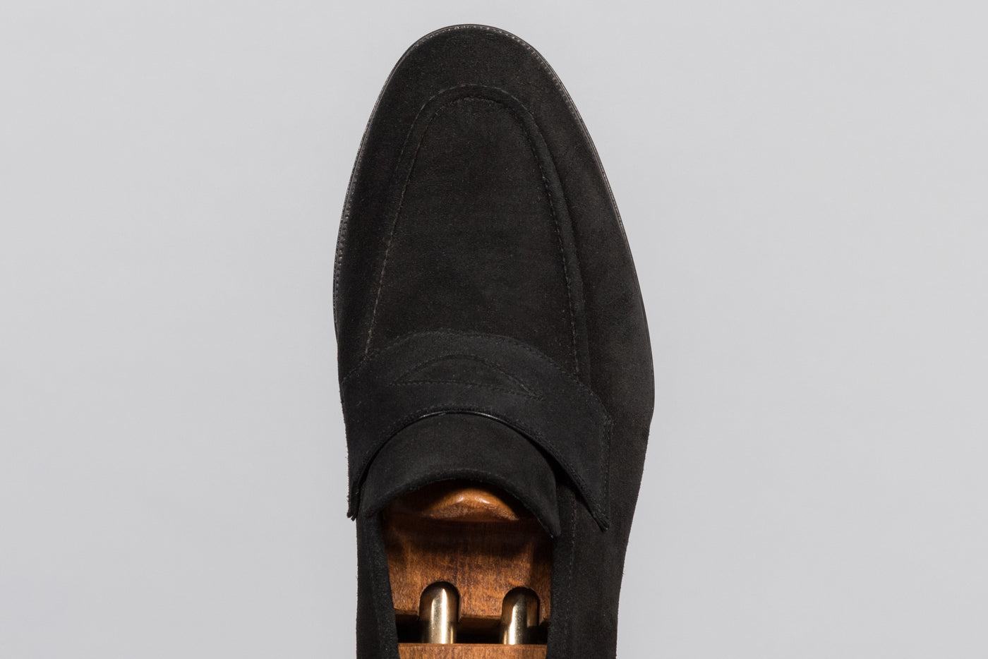 GMTO - Enzo Bonafé Penny Loafer Black Suede - 50% deposit