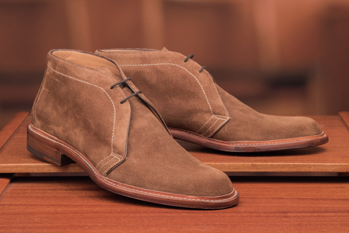 GMTO - Enzo Bonafé Unlined Chukka Snuff Suede - 50% deposit
