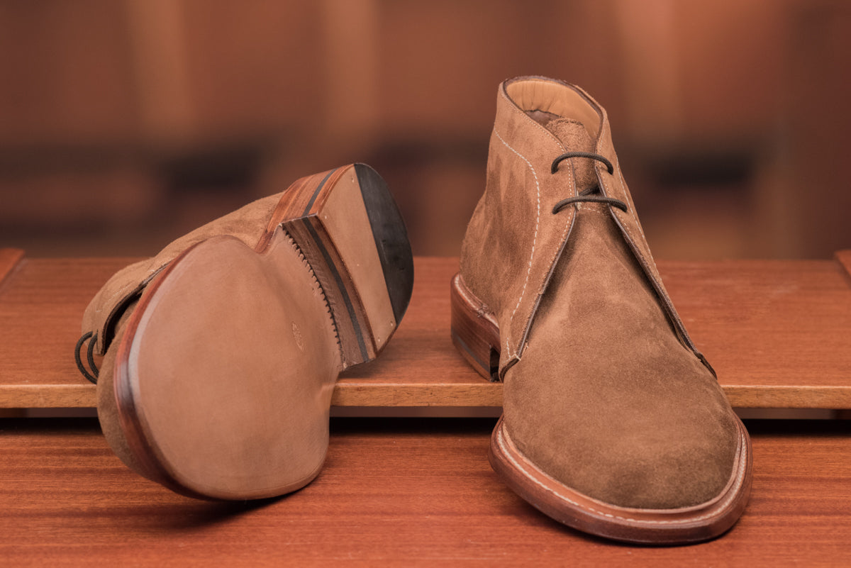 GMTO - Enzo Bonafé Unlined Chukka Snuff Suede - 50% deposit