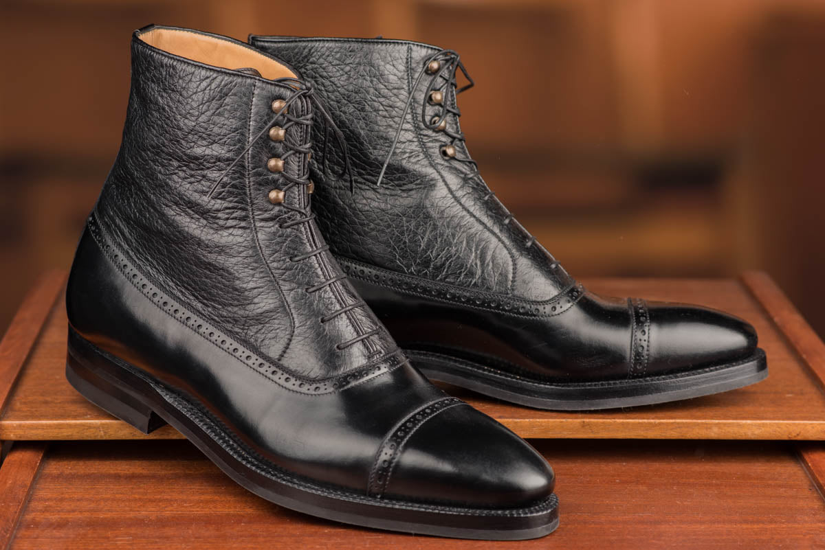 Skoaktiebolaget Enzo Bonafé Balmoral Boots Peccary