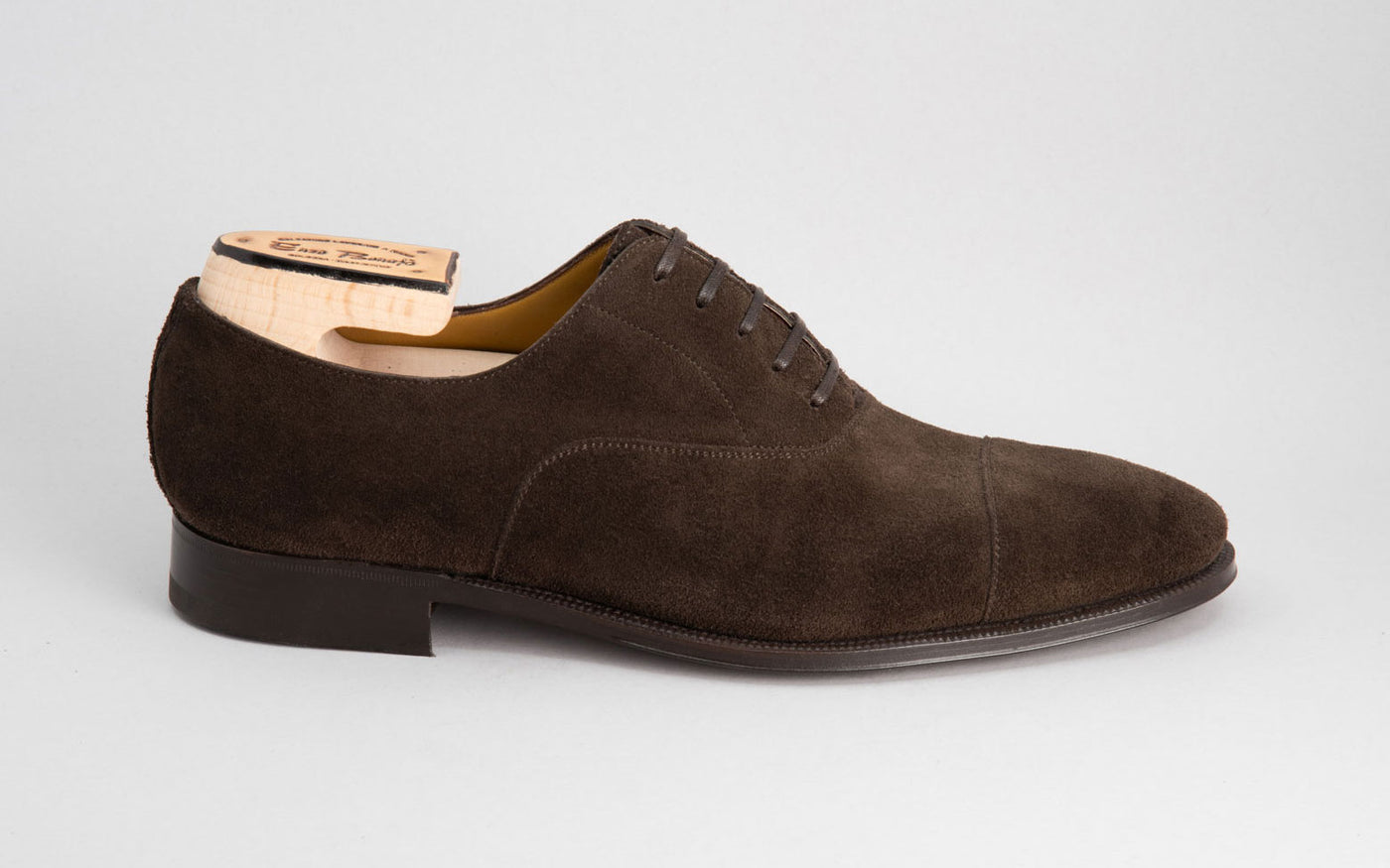 Enzo Bonafé Oxford Dark Brown Suede