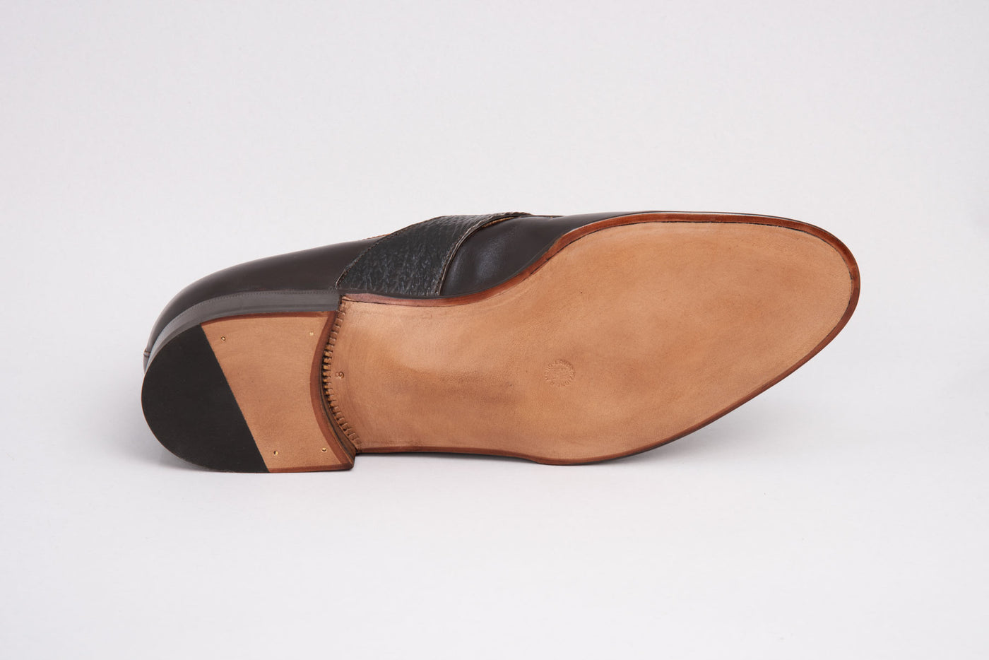 Enzo Bonafé Full Strap Loafer Dark Brown Calf / Shark