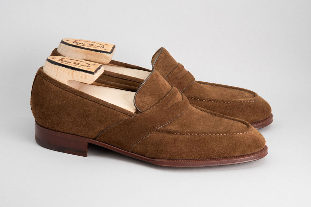 Enzo Bonafé Full Strap Loafer Brown Suede – Skoaktiebolaget