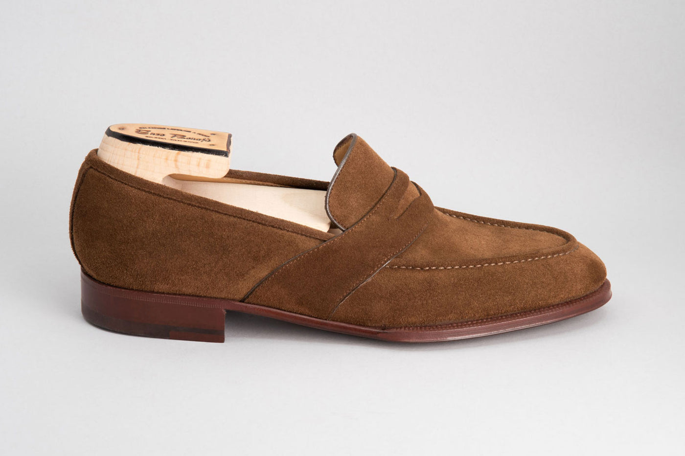 Enzo Bonafé Full Strap Loafer Brown Suede