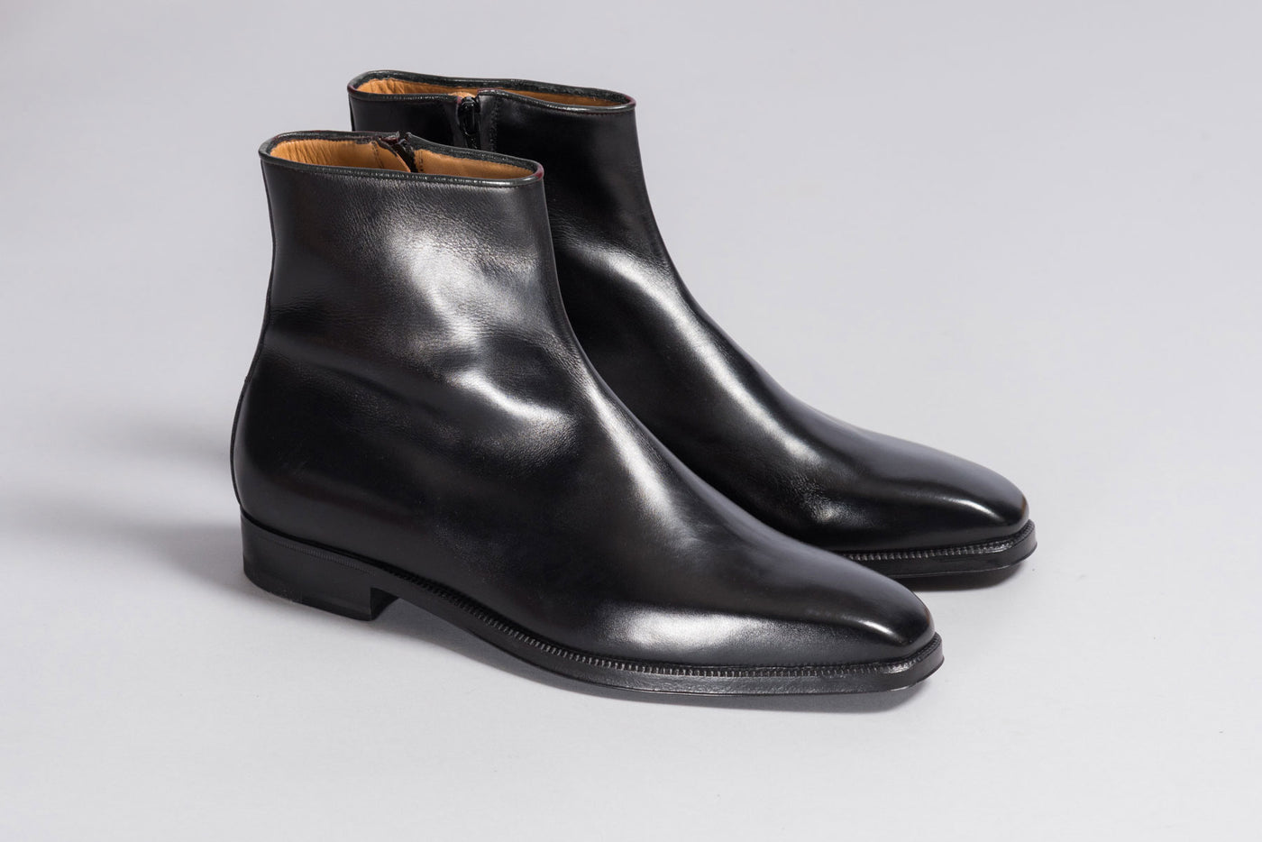 GMTO - Enzo Bonafé Zip Boot Black Calf - 50% deposit