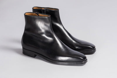 GMTO - Enzo Bonafé Zip Boot Black Calf - 50% deposit