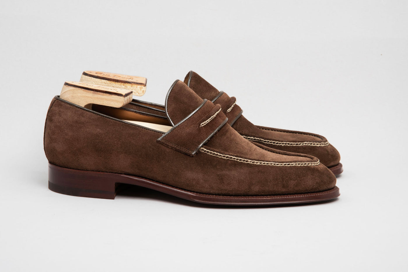 Enzo Bonafé Penny Loafer Brown Suede