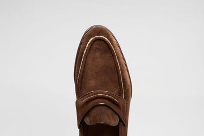 Enzo Bonafé Penny Loafer Brown Suede