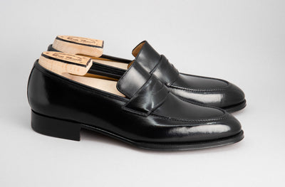 Enzo Bonafé Penny Loafer Black Calf