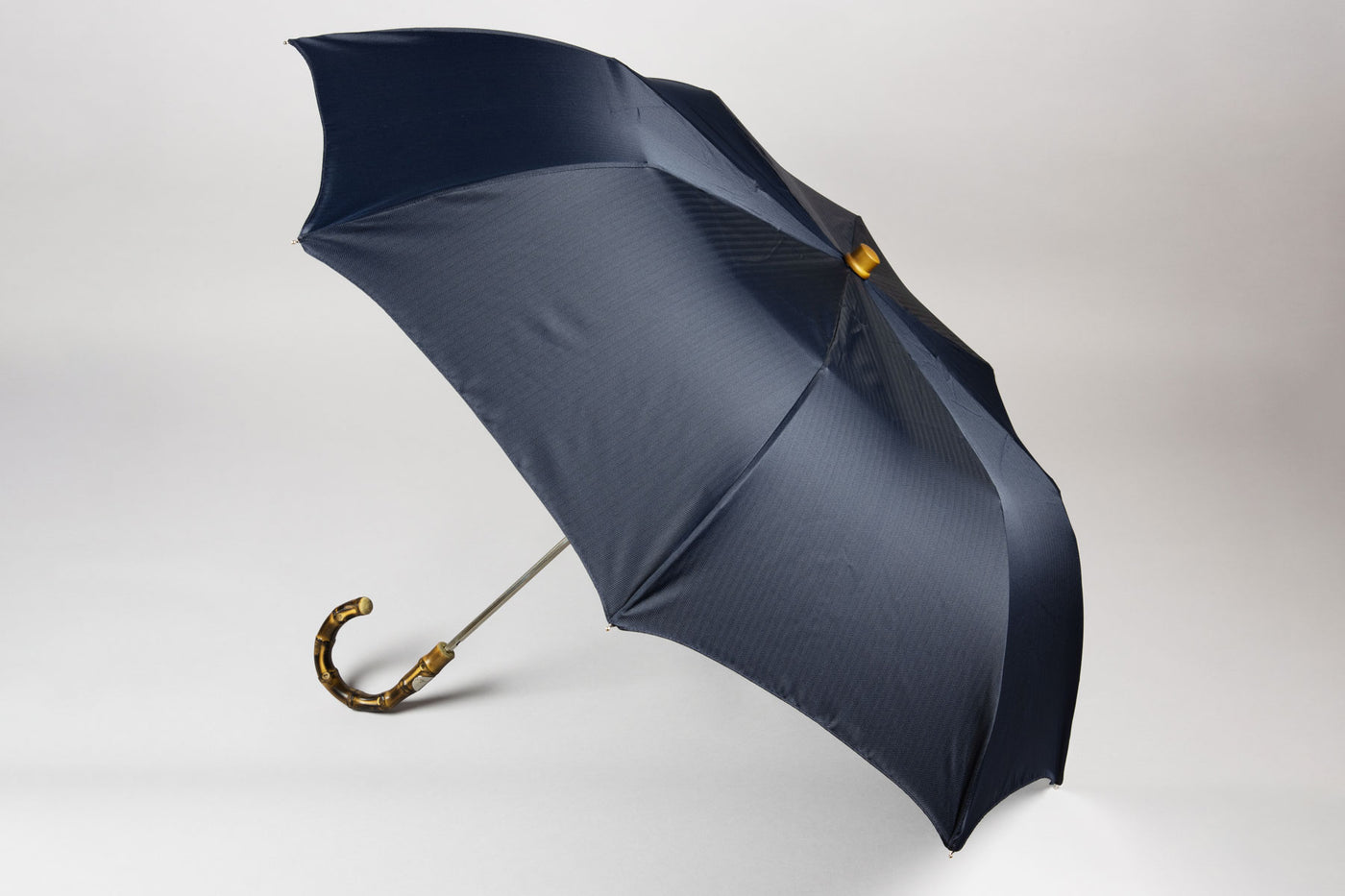 Francesco Maglia Umbrella - Compact Navy Herringbone